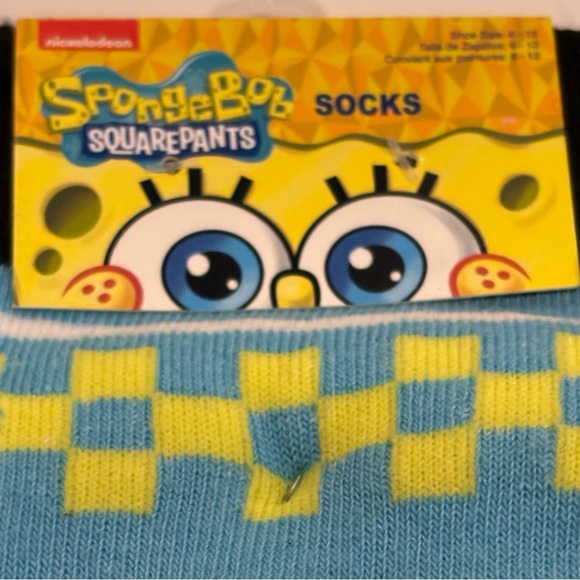 Sponge Bob Socks Men’s sz 6 - 12. Two pair. - Picture 7 of 9